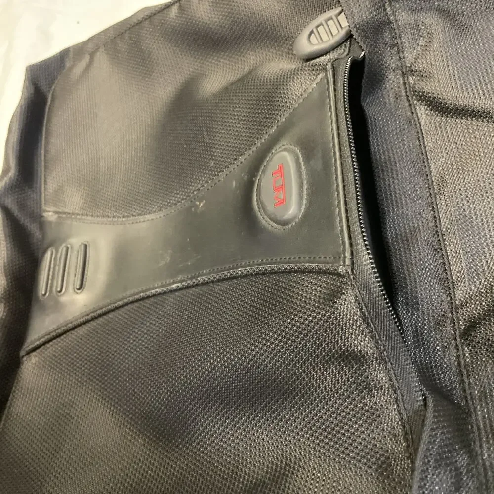 Tumi Alpha Bravo Barton Flap Crossbody Carry Bag Nylon Black